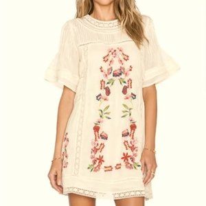 Free People Perfectly Victorian Mini Dress sz XS